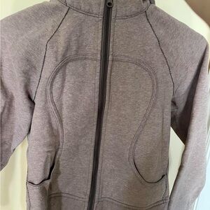 Vintage brown lulu zip up sweater